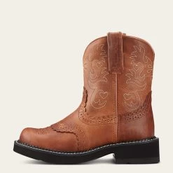 Womens Ariat Fatbaby Saddle -Modern Life Shop 10000860 side warm