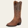 Ariat Men's Heritage R Toe Western Boots -Modern Life Shop 10002204 3 4 front warm
