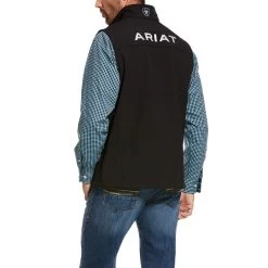 Ariat Men's Logo 2.0 Softshell Vest -Modern Life Shop 10028321 back