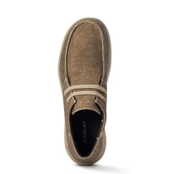 Ariat Men's Brown Canvas Hilo -Modern Life Shop 10038389 toe