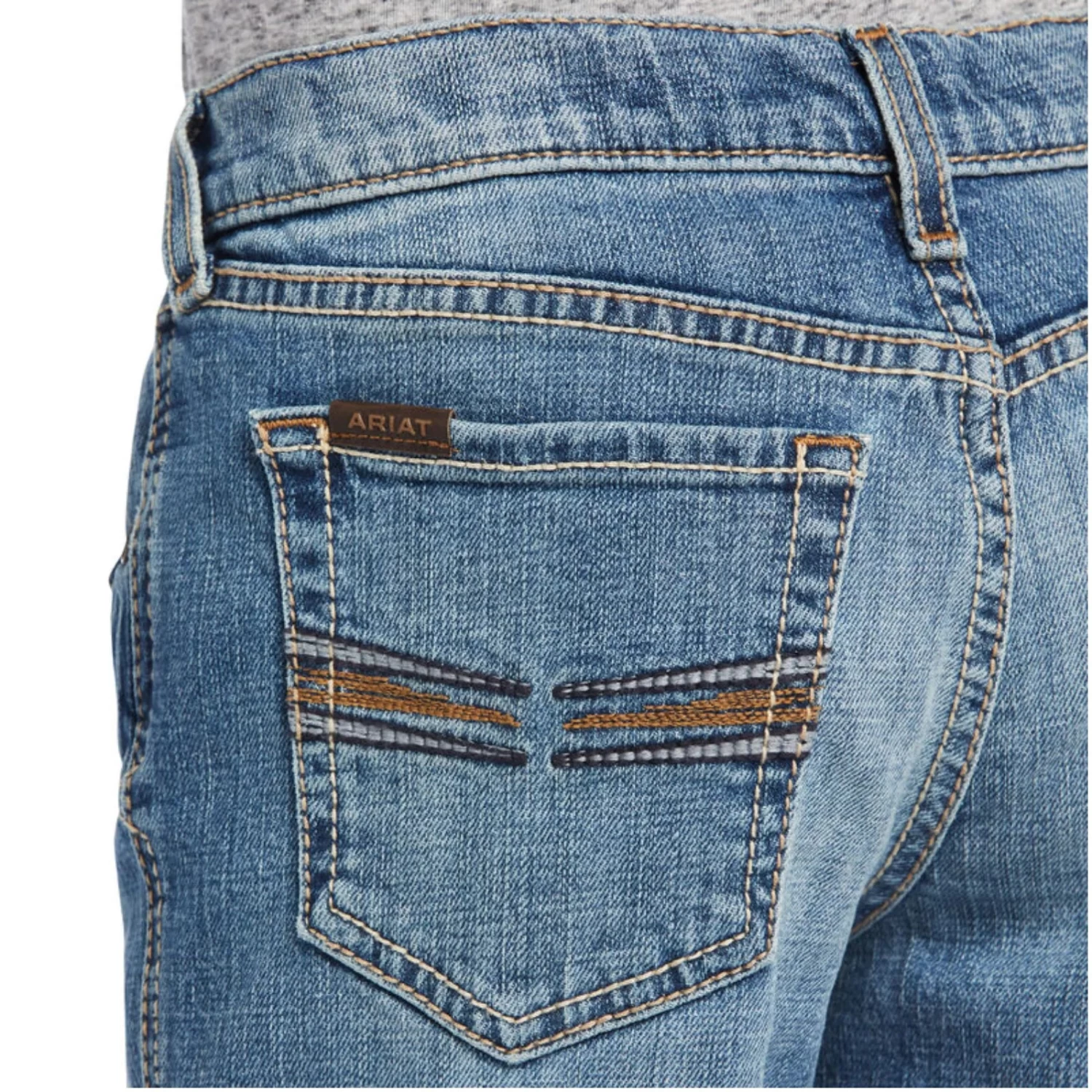 Ariat Boy's Straight B4 Merrick Rattler Bootcut Jeans 6 Ariat Boy's Straight B4 Merrick Rattler Bootcut Jeans - Image 4