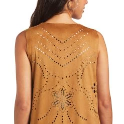Ariat Women’s Magdalena Suede Nubuck Vest -Modern Life Shop 10040532 01