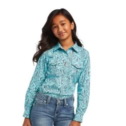 Ariat Girl’s Real Bucking Bronc Shirt