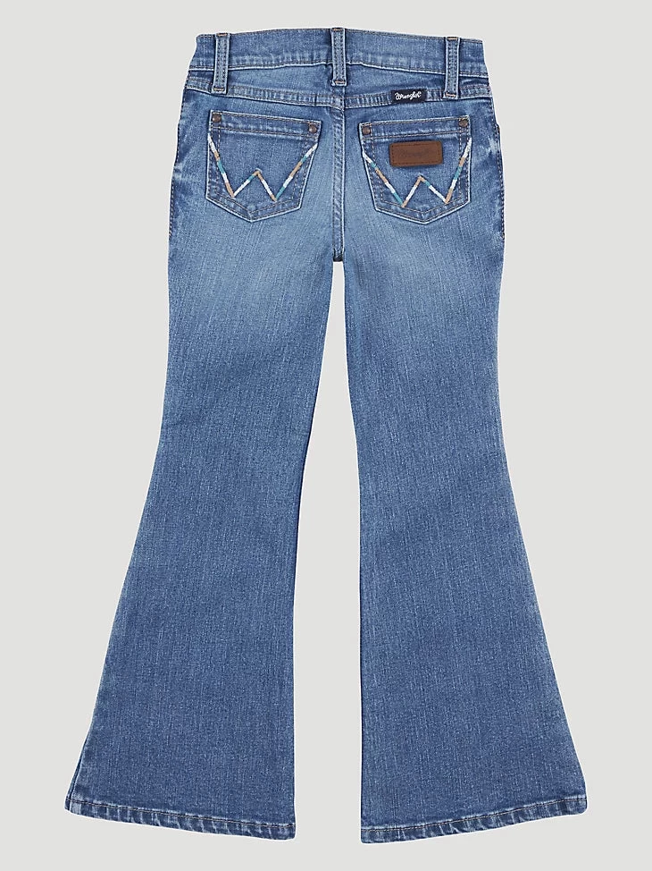 Wrangler Girl's Flare Jean-Etta 4 Wrangler Girl's Flare Jean-Etta - Image 2