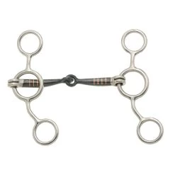 Tough 1 Kelly Silver Star Sweet Iron Jr. Cow Snaffle