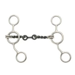 Tough 1 Sweet Iron Dogbone Snaffle