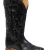 Boulet Women's Black Wide Square Toe Boot -Modern Life Shop 4311 600x900 1