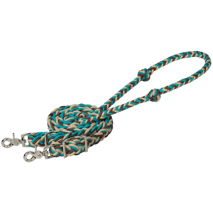 Weaver Leather Weaver Ecoluxe Flat Barrel Rein 4 Weaver Leather Weaver Ecoluxe Flat Barrel Rein - Image 2