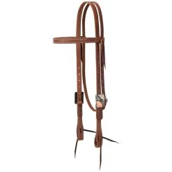 Weaver Leather Weaver Copper Flower Browband Headstall