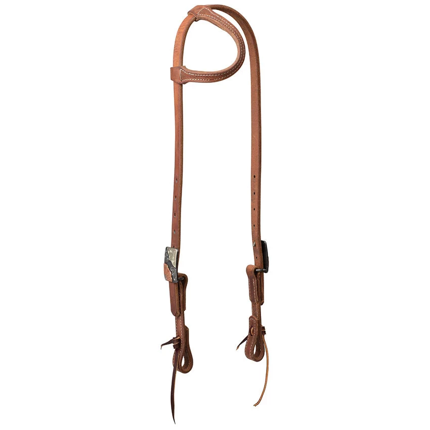 Weaver Leather Weaver ProTack Sliding Ear Headstall With Designer Hardware 3 Weaver Leather Weaver ProTack Sliding Ear Headstall With Designer Hardware