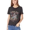 Rock & Roll Women’s Ride EM Cowboy Graphic Tee -Modern Life Shop 811x83CES1L. AC SR1472 1840
