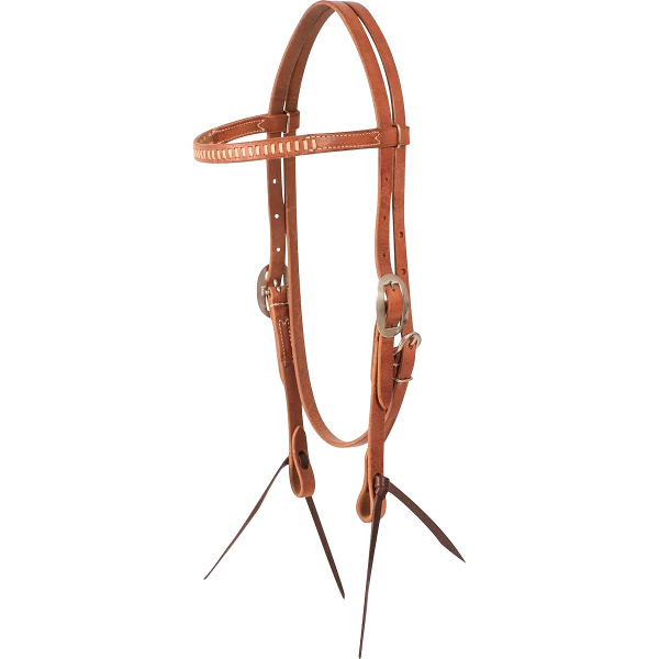 Martin Saddlery Rawhide Browband Headstall 3 Martin Saddlery Rawhide Browband Headstall