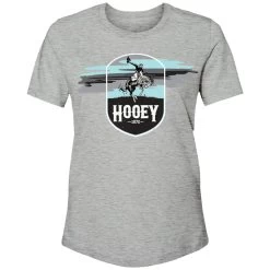 Hooey "Cheyenne Sunset" Grey W/Blue/White Logo T-Shirt
