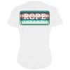 Hooey Women's "Bodega" White W/Teal/Peach Rope Like A Girl T-Shirt -Modern Life Shop HT1677WH Back 800x d7b89638 d7f8 4fa2 8aae 637fd04ef021