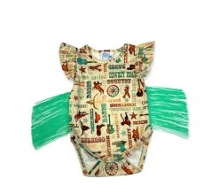 Shea Baby - Baby/Toddler Country Music W/Fringe Onesie-Top