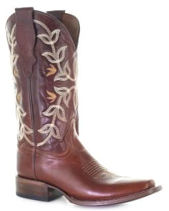 Corral Womens Circle G Floral Embroidery Boot