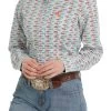 Cinch Women's Long Sleeve Print Shirt