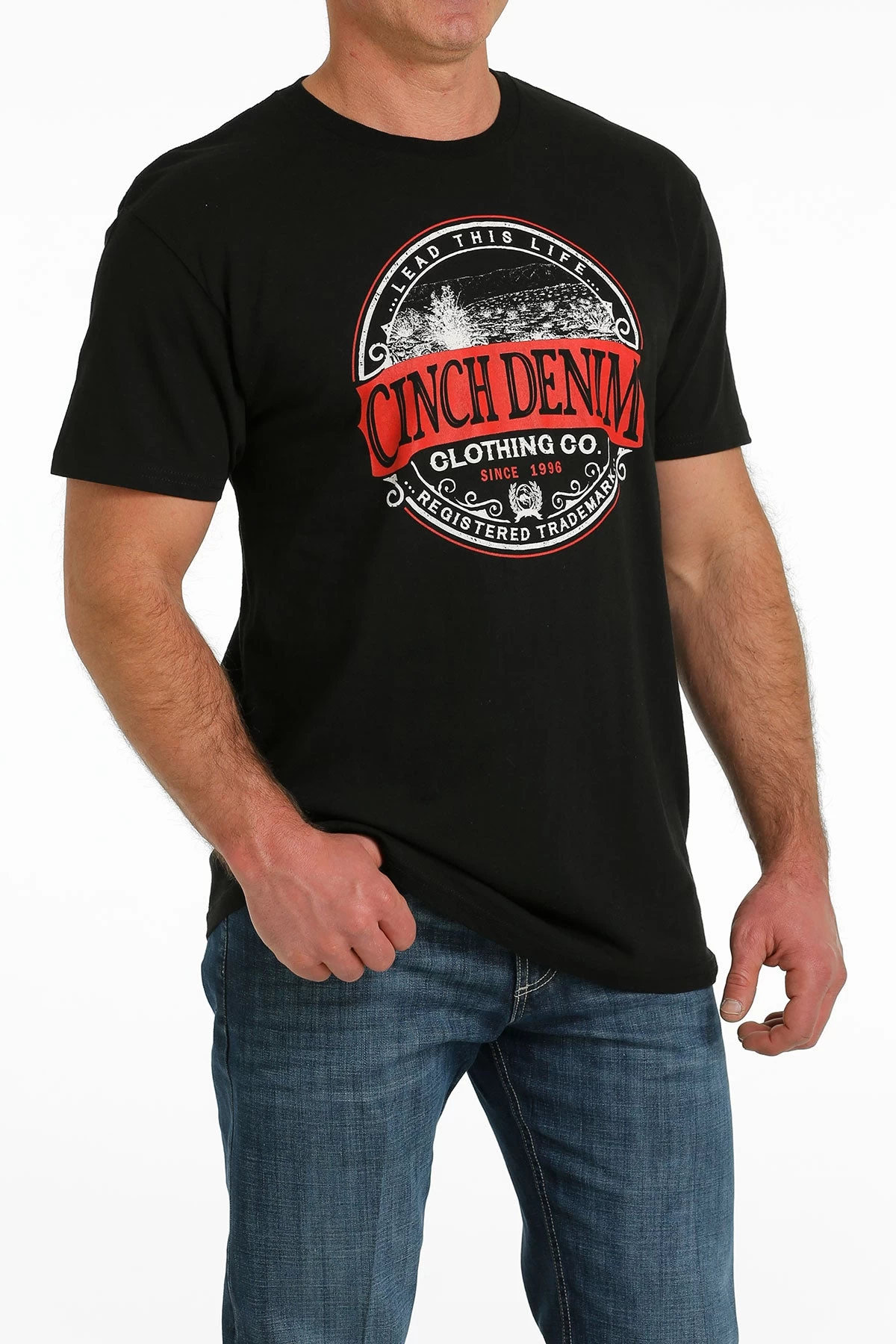 Cinch Men's "Lead This Life" Black T-Shirt 4 Cinch Men's "Lead This Life" Black T-Shirt - Image 2