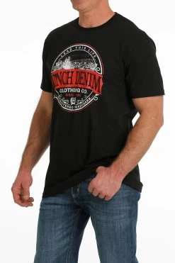 Cinch Men's "Lead This Life" Black T-Shirt 8 Cinch Men's "Lead This Life" Black T-Shirt -Modern Life Shop MTT1690559 3