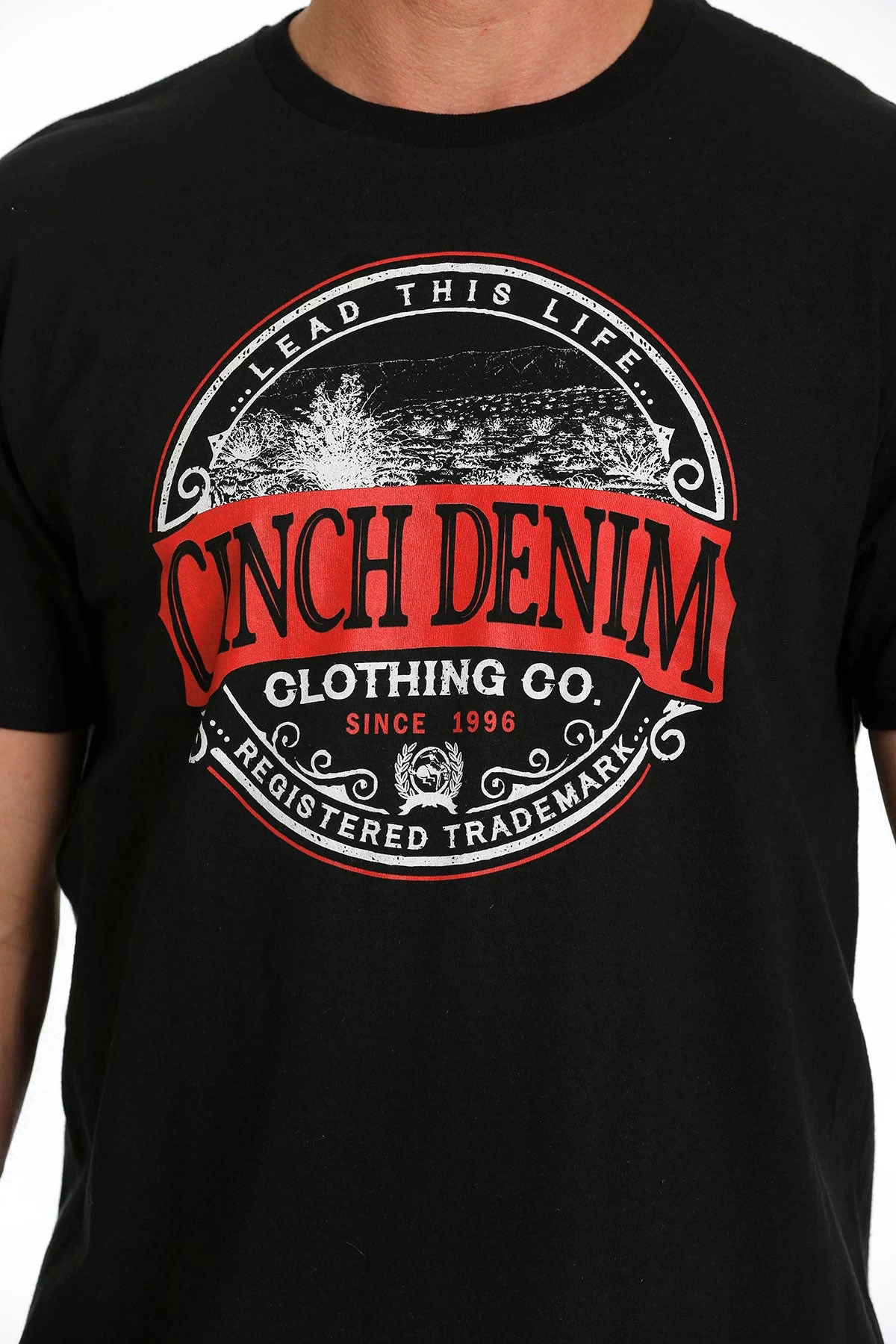 Cinch Men's "Lead This Life" Black T-Shirt 6 Cinch Men's "Lead This Life" Black T-Shirt - Image 4