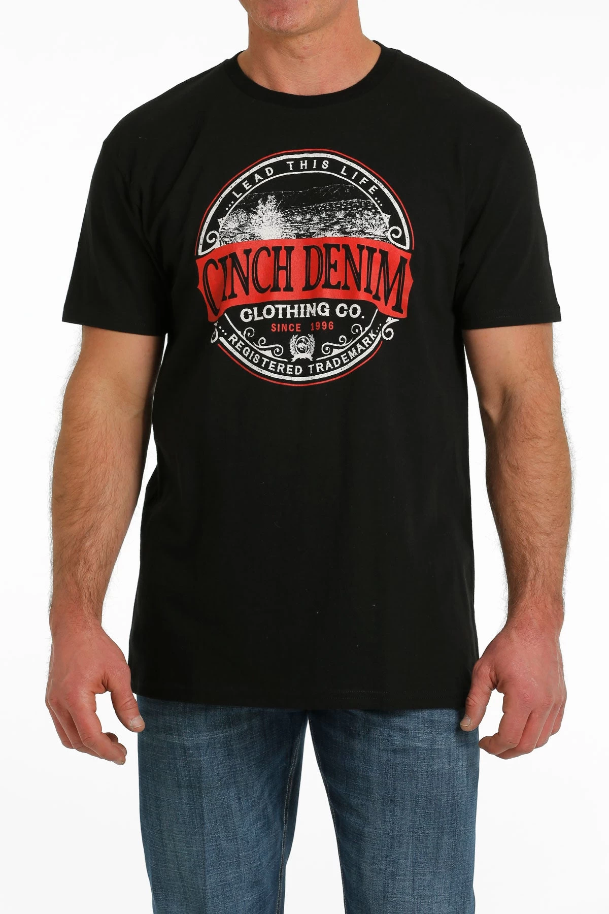Cinch Men's "Lead This Life" Black T-Shirt 3 Cinch Men's "Lead This Life" Black T-Shirt