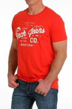 Cinch Men's "Lead, Don't Follow" Red T-Shirt -Modern Life Shop MTT1690561 3