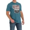 Cinch Men's Camp Tumbleweed Heather Blue T-Shirt
