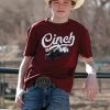 CINCH Boys Rodeo Logo Shirt -Modern Life Shop MTT7670114 Cinch Boys Rodeo Logo Crew Neck Short Sleeve TShirts Tee kowear 01 22720
