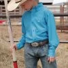 Cinch Boy's ArenaFlex Long Sleeve Shirt -Modern Life Shop MTW7060315