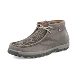 Men’s Twisted X Grey & Grey Elephant Chukka Driving Moc