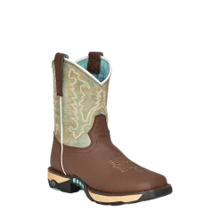 Women's Corral Mint & Brown Work Boot