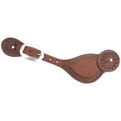 Martin Saddlery Roughout Tombstone Chocolate San Carlos Spurstraps