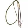 Cashel Roping Reins Braided Rope Rawhide Buttons SA-RRBR -Modern Life Shop TE034651 871087
