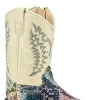Old West Toddler Kids Multi Colored Snake Print Boots -Modern Life Shop VB1077