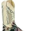 Old West Kids Multi Colored Snake Print Boots -Modern Life Shop VB9177