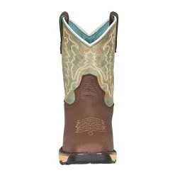 Women's Corral Mint & Brown Work Boot -Modern Life Shop W5002 2 1024x1024 4d25ed27 36ac 46df 9270 a35345604786