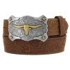 Tony Lama Kids Little Texas Aged Bark Tooled Leather Belt -Modern Life Shop image 29e86829 4519 41f1 baf6 c2a600cc010f