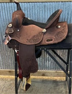 Billy Cook Barrel Saddle 1935, 15"