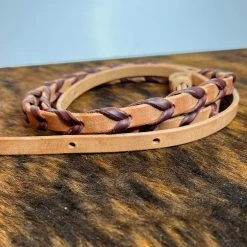 Berlin Custom Leather Laced Barrel Reins H512