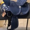 TCC Kids Barrel Saddle, Denim 12"