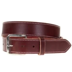 1C56 Men’s Texas Saddlery Burgundy Latigo Belt