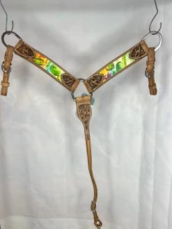 Tough 1 Cactus Print Mini Breast Collar