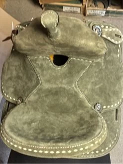 TCC Kids Barrel Saddle, Sage Green 12" -Modern Life Shop image 79c0c68b f62e 4f66 9baf ebdd4408aed2