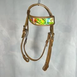 Tough 1 Cactus Print Mini Browband Headstall