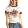 Women's Rock & Roll Natural Tee W/Horse Rider Graphic -Modern Life Shop image 8d358b57 5d4f 4be3 b3d4 a0df0611ac10
