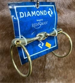 Diamond R Brass Lozenge O Ring #DR130