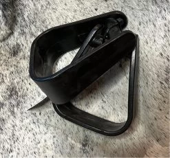 Partrade Plastic Black Stirrups-Small Pony