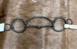 Tim Davidson Twisted Wire Snaffle Mouth With Permanent Curb