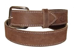 1C47 Men’s Texas Saddlery Brown Roughout Belt