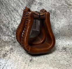 Stirrups, Dark Leather And Laced